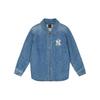 Chaquetas de Mezclilla New York Yankees Unisex Sol Azul Corte Recto Moderado 31WSN2111-50U