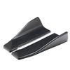 2 Pcs Carbon Fiber Color Car Bumper Spoiler Rear Splitter Diffuser Lip Universal