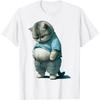 EYDE Funny Fat Cat Art Design Fat Kitten Cat Lover T-Shirt