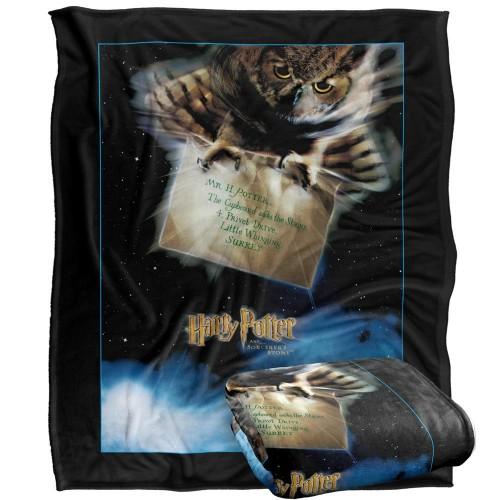HARRY POTTER Owl Letter Blanket