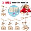Kids Children Wind Vane Model Kit DIY Direction Experiment Kit Student School Technology Scientific Educational Toys