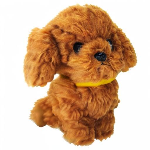Sun Lemon Pups! Toy Poodle, Brown, Small, 15 X 8.2 X 17.4 Cm, Plush Animal Dog, P-5912