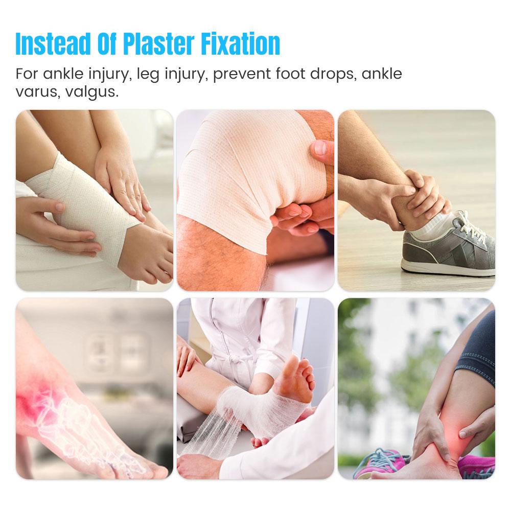 Rehabilitation Foot Drop Brace Adjustable Ankle Support Sprain Orthosis Stabilizer Ankle Foot Protector Brace Corrector Tools
