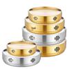 Korean-Style Stainless Steel Round BBQ Warming Stove for Restaurants