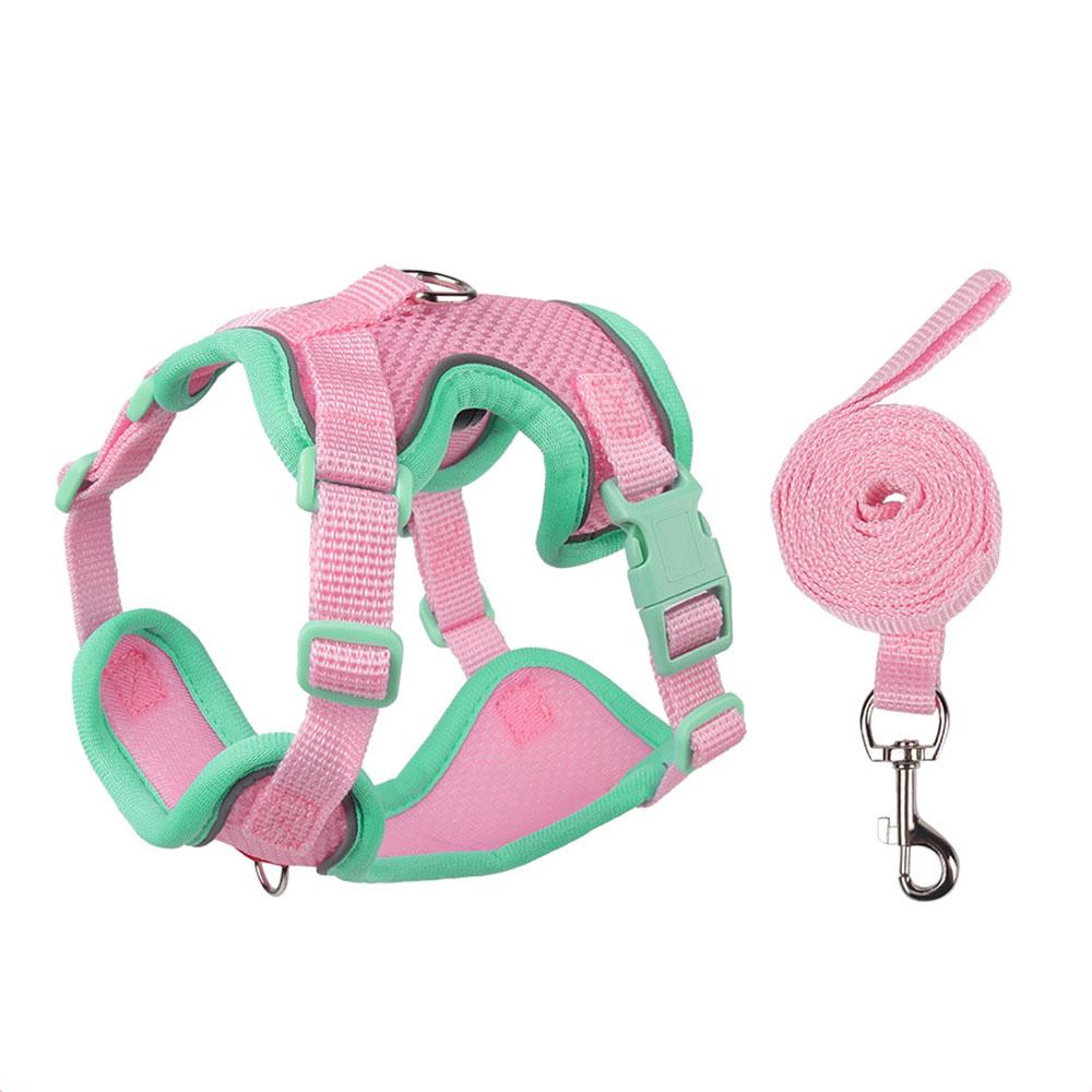 Kitten & Small Dog Harness, Anti-Escape Outdoor Pet Chest Strap, Secure for Walking, Adjustable & Comfortable