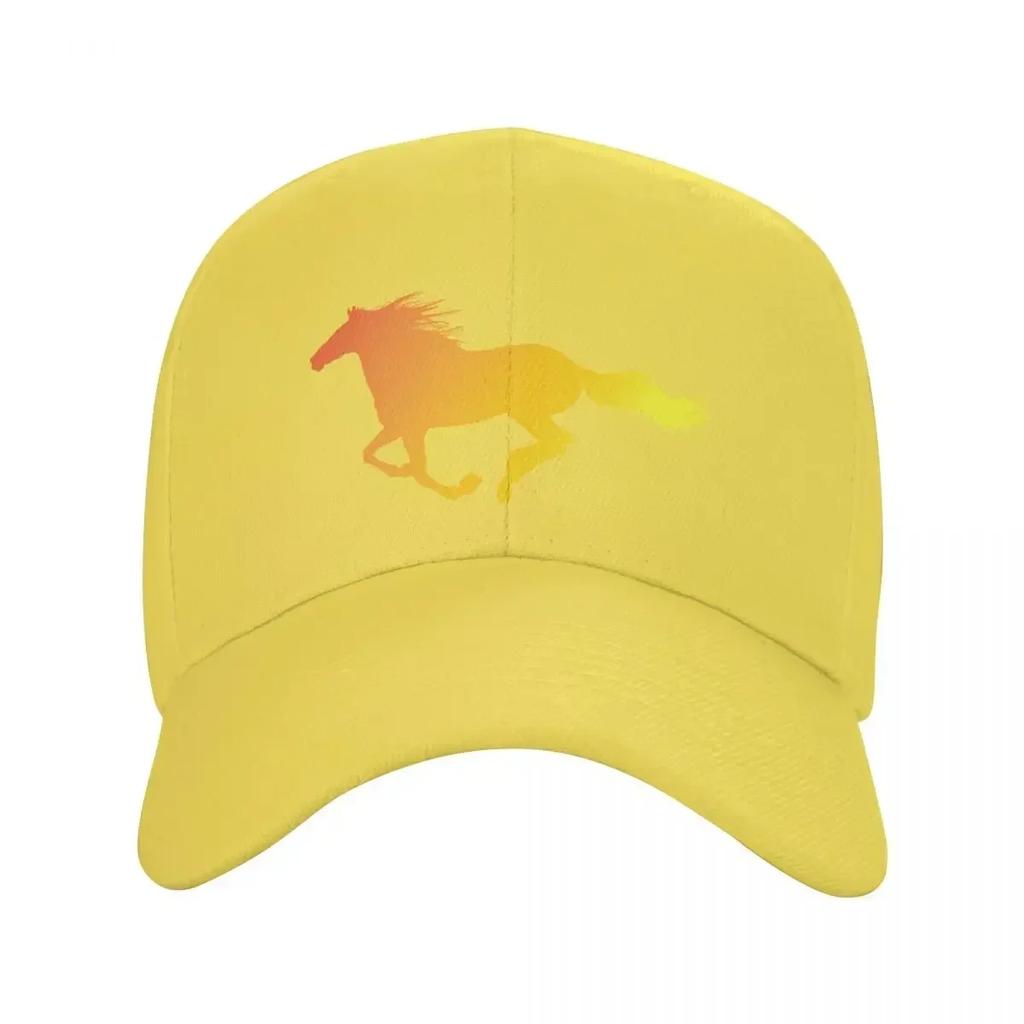 Fashion Horse Running Baseball Cap for Women Unisex Breathable Equestrian Riding Gift Dad Hat Sun Protection Snapback Caps