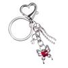 Fashion Butterfly Keychain Charm Multifuntional Bag Charm Key Accessory Alloy Texture Suitable for Key and Fashion Bags