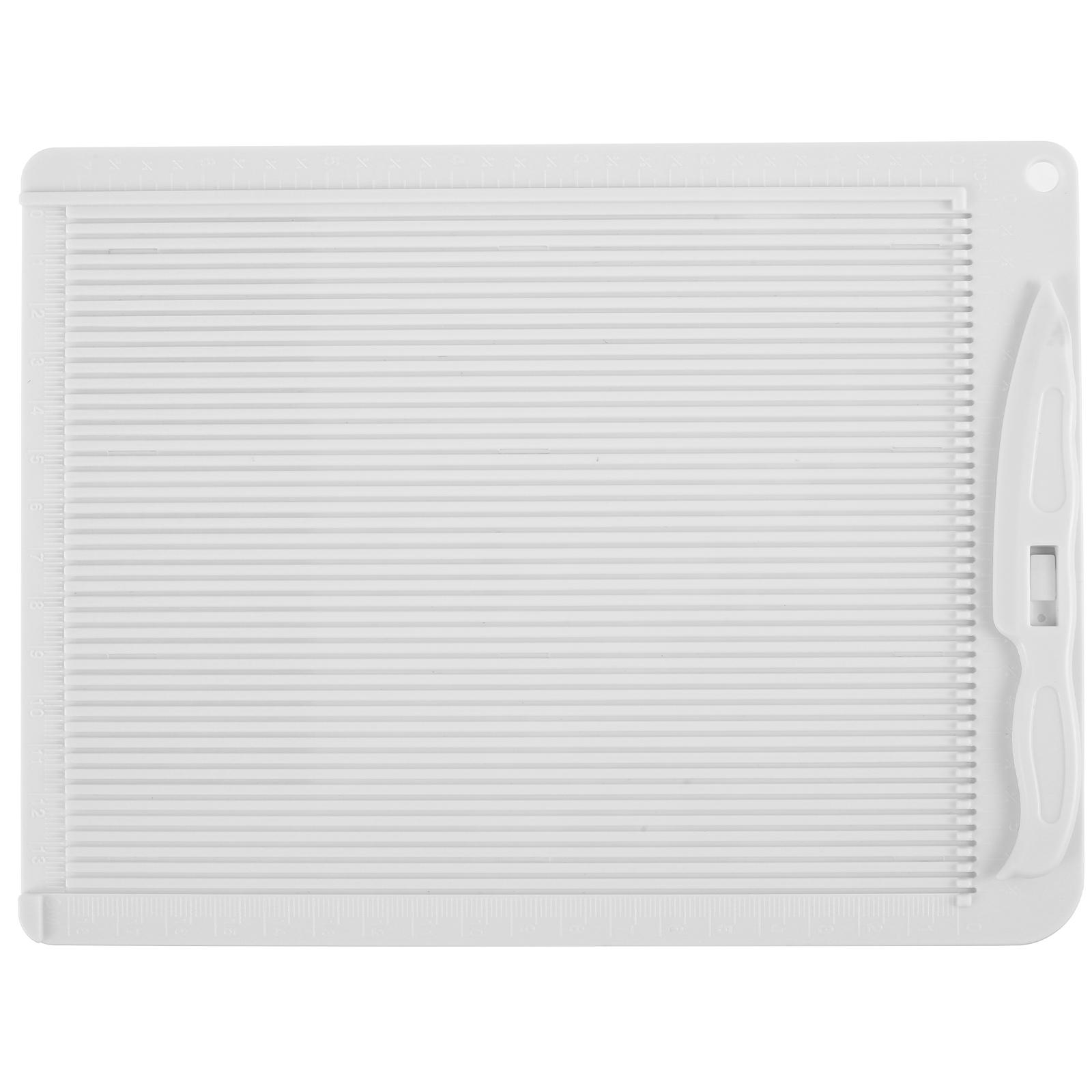 

Scoring Board Plastic Envelope Maker Lightweight Envelope Punch Board Easy to Use Score Board Craft Portable Paper Scoring Board белый