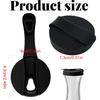 2pcs Replacement Lids for Good Seasons, BPA-Free Salad Dressing Lid Leakproof & Airtight Cap Accessory for Cruet Bottle Container (Black)