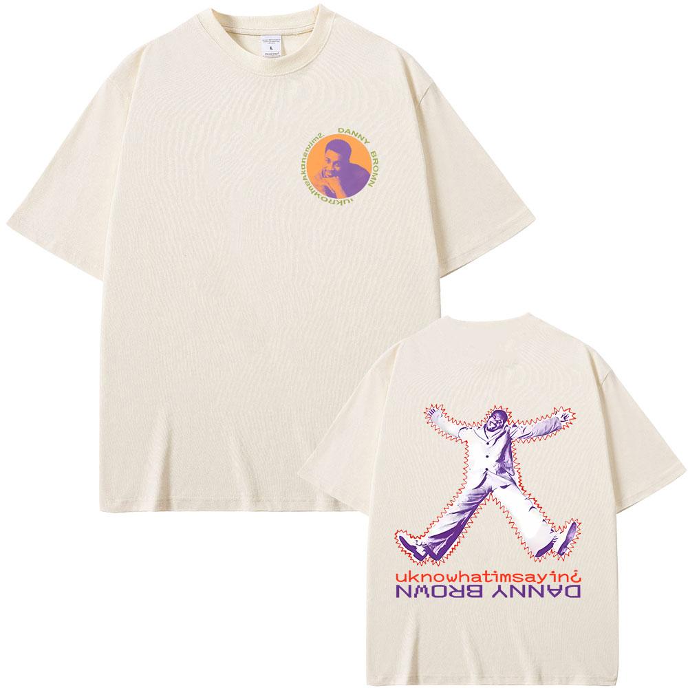 Rapper Danny Brown Uknowhatimsayin Tshirt Quaranta Tour Tshirts Men Women Hip Hop Vintage Oversized T Shirts Summer Streetwear
