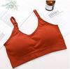Plus Size Sports Bra with Adjustable Straps, Built-in Pads, and Beautiful Back Design
