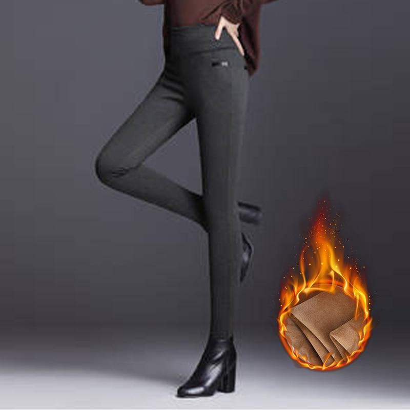 

2022 Осінь Зима товсті теплі штани Жіночий одяг Оксамитові повсякденні штани Еластичний пояс Жіночі оксамитові штани Корейські штани XXXXXL