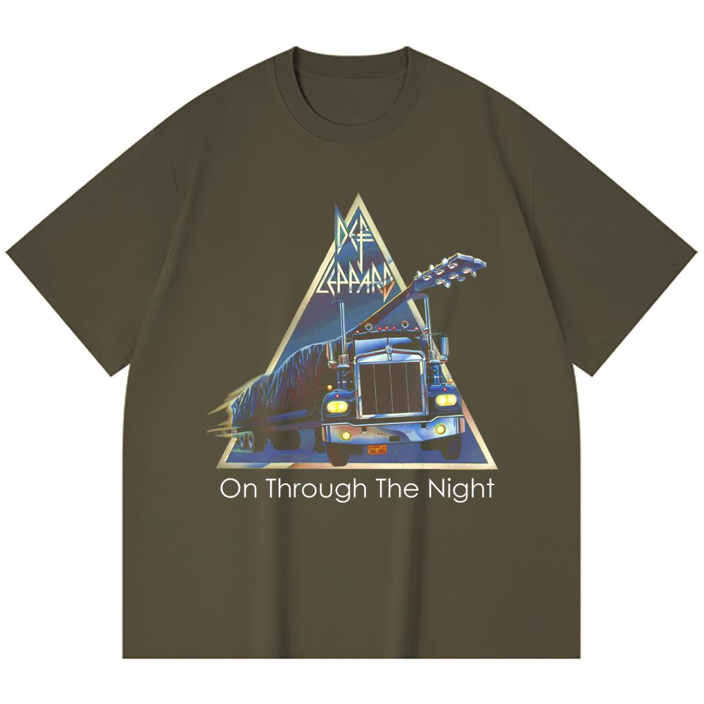 230 Gsm 100% Cotton Heavy Metal T-Shirt Rock Band Popular Music Print Unisex Heavy Cotton T Shirt