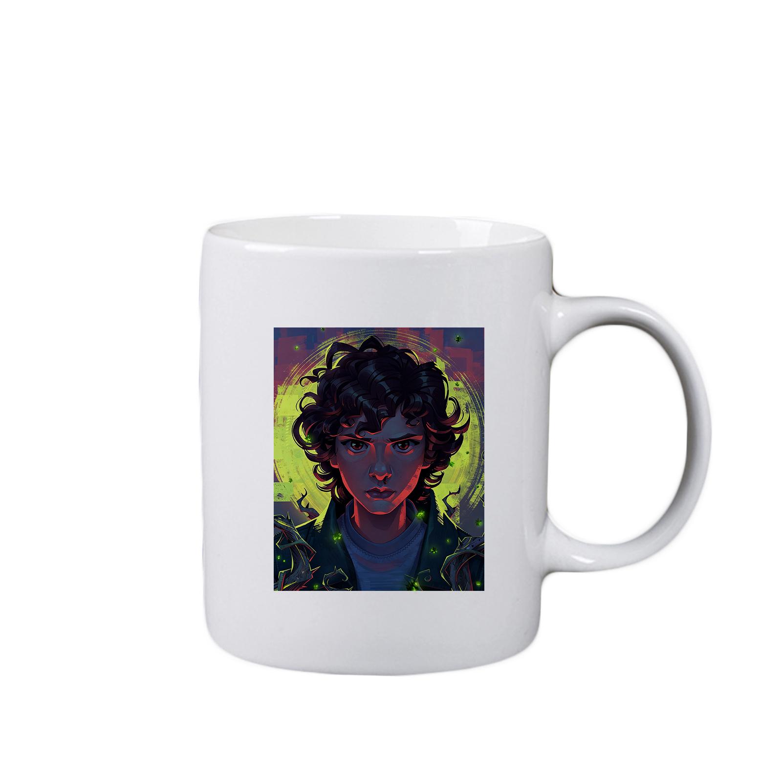 

Ceramic Coffee Mug with Unique Printed Design Durable Material Suitable for Hot and Cold Beverages Available in 11 Ounce and 15 Ounce Sizes one size