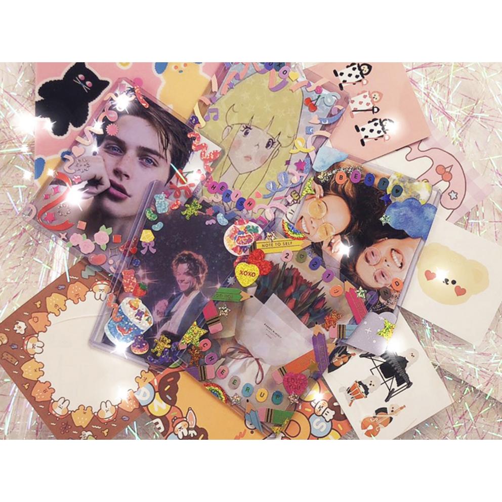Hard top-loader plastic photo card holder 30p