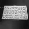 Stone Resin Mold Various Shape Eco Friendly Flexible Easy Demoulding Reusable Jewelry Silicone Mold for DIY