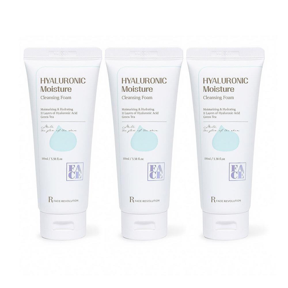 1+1+1 FACE REVOLUTION Hyaluronic Moisture Vegan Cleansing Foam 100ml