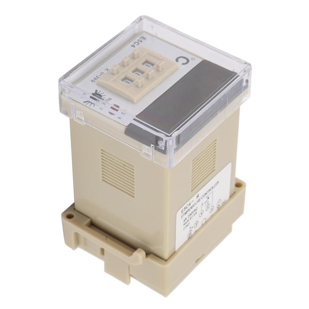 E5C4 R Digital Temperature Controller Thermostat with K Type Thermocouple Probe