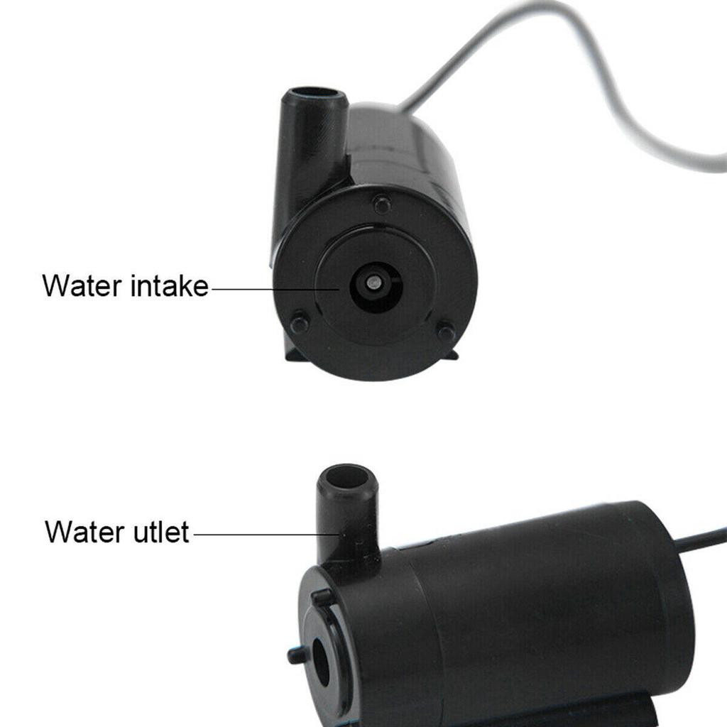 USB Plug 1M Cable Mute Small Water Pump Mini Submersible Pump 5V 1.0A Tools USA