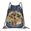 Custom My Hero Academias Drawstring Bag Men Women Portable Gym Sports Sackpack Shoto Todoroki Shopping Storage Backpacks