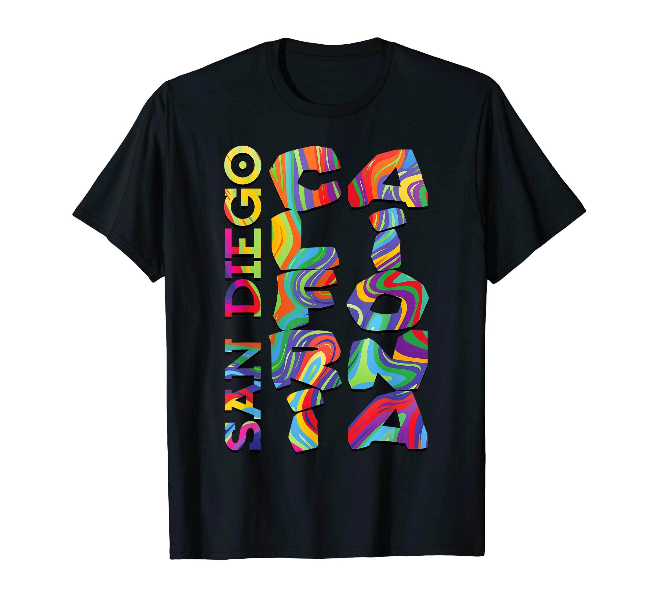 

San Diego California Beach Summer Women Men Boys Girls T-Shirt чёрный