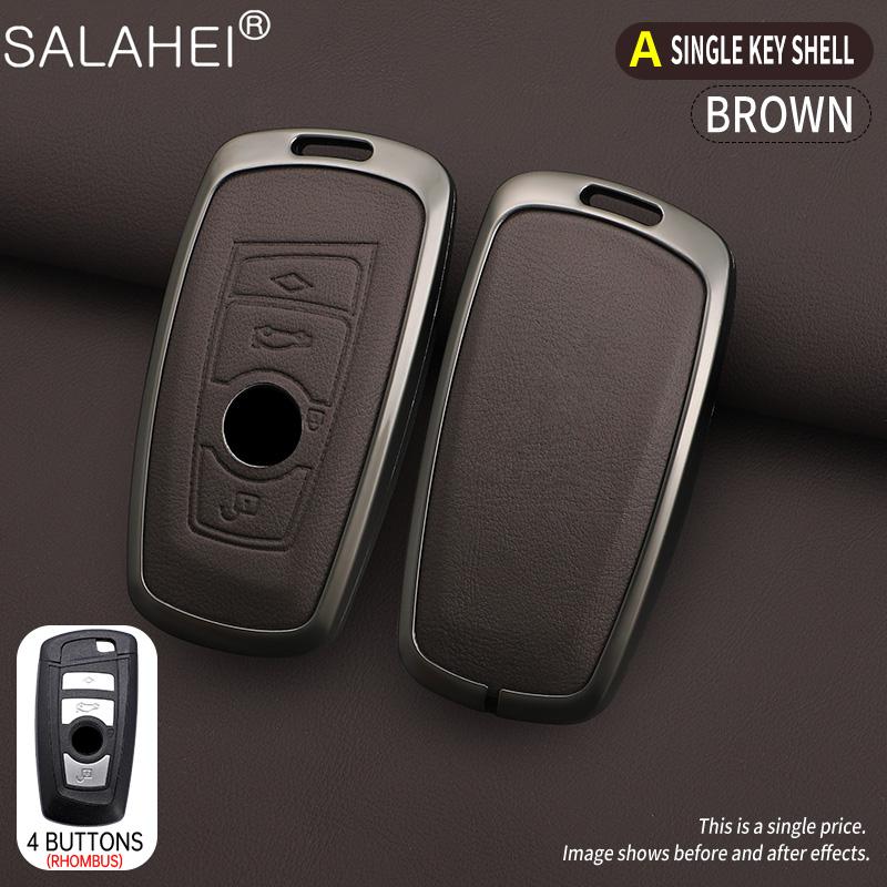 bqwdy8 New Leather Car Remote Key Case Cover Protector Shell For BMW 1 3 5 7 Series X1 X3 X4 X5 F10 F15 F16 F20 F30 F18 F25 M3 M4 E34