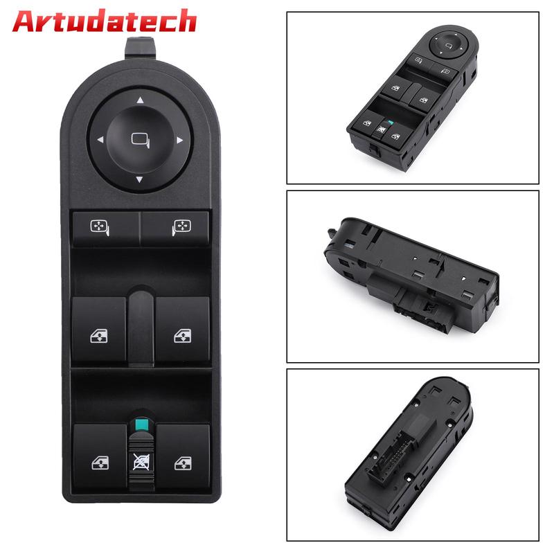 Artudatech Главный выключатель стеклоподъемника для Opel Astra H GTC Caravan Zafira B 13228877 Автомобильные аксессуары