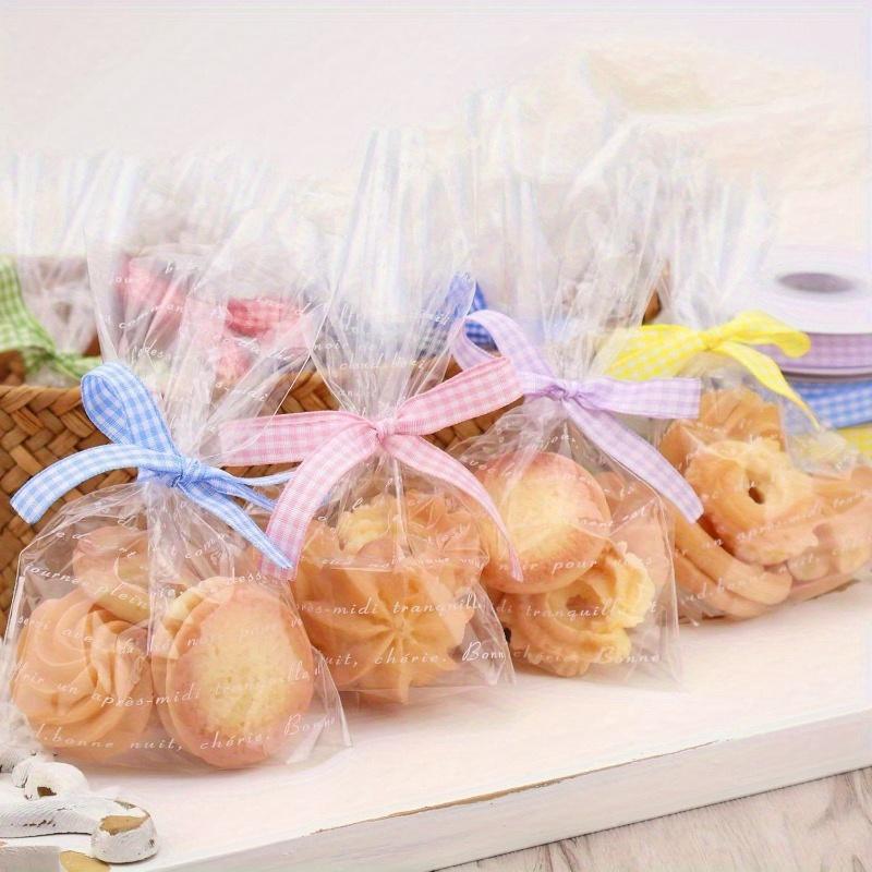 1pc Plaid Ribbon Checkered Pattern Gift Wrapping Bouquets Crafts Polyester Vibrant Colors Decorative Ribbon for Weddings Parties