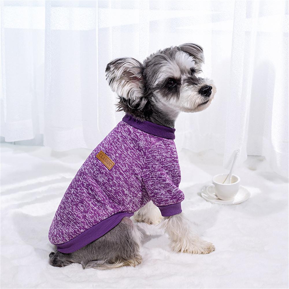 Classic Puppy Dog Sweater for Small Dogs Winter Pet Clothes Hoodies Chihuahua Pinscher Yorkshire Cat Pullovers Mascotas Clothing