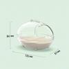 Hamster Bathroom Toilet Pet Sand Basin Transparent Golden Bear Gerbille Squirrel Pet Cage Box Bath Sand House Small Pet Bath