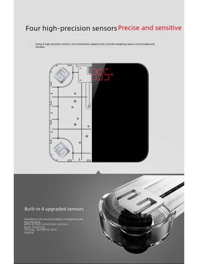 Rechargeable Electronic Household Body Weighing Scales