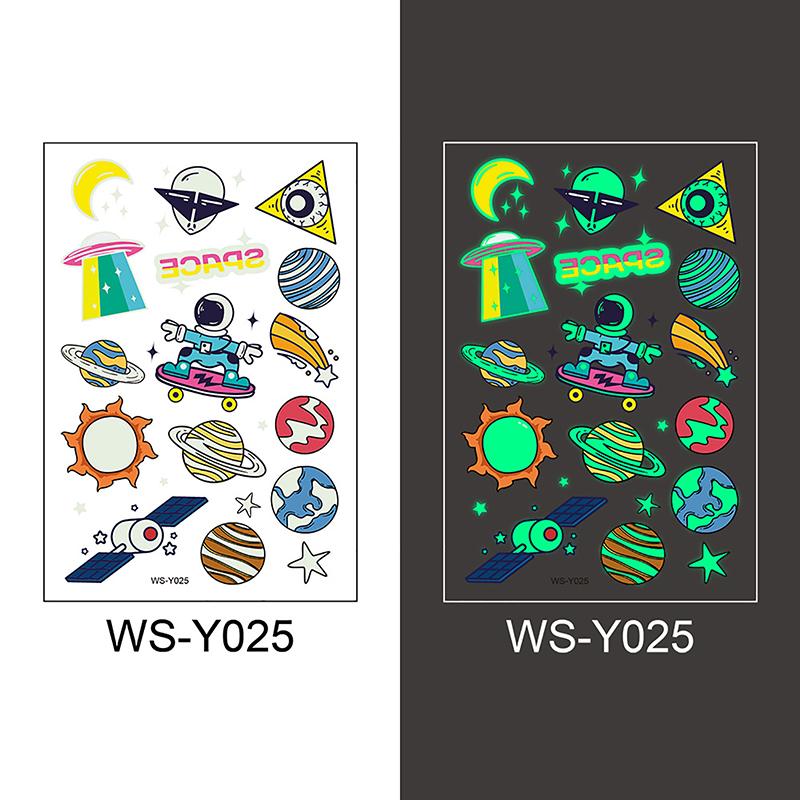 

Светящиеся татуировки Временные татуировки Русалка Единорог Детские наклейки для детей Татуировка Татуировка для детей as the picture