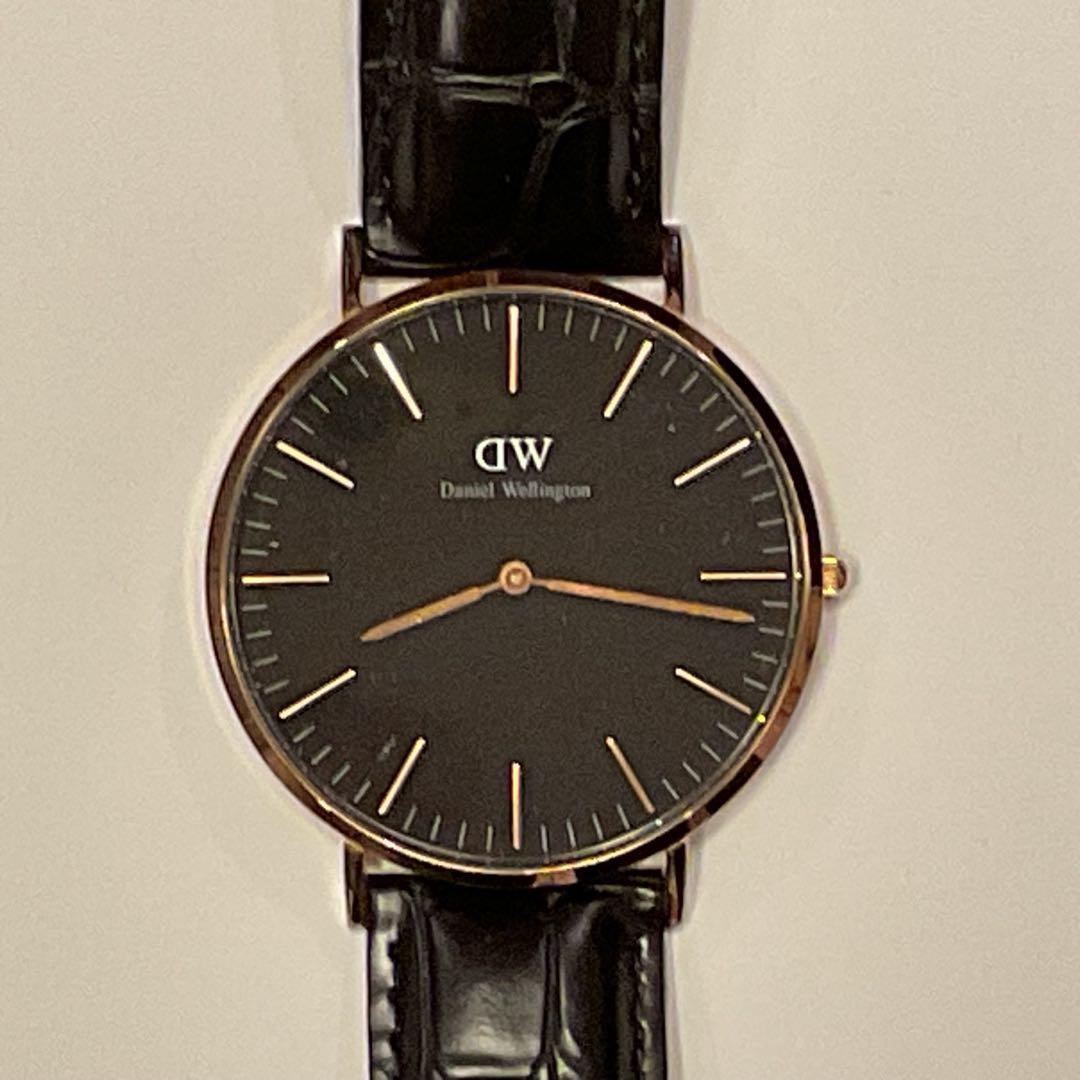Used Daniel Wellington DW watch black