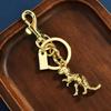 3D Lucky Cat & Dinosaur Metal Keychain - Promotional Gift Keyring Pendant