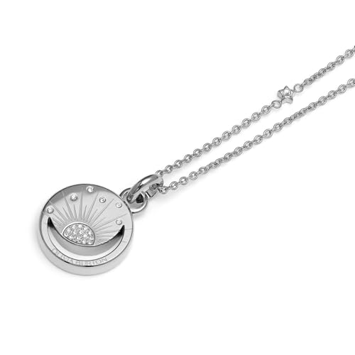 [Olivia Burton] Authorized Dealer - Women's Pendant Necklace 24100156 Signature Celestial Sun Silver Tone Pendant
