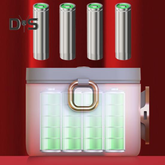 Electric Lunch Box with Indicator Light Large Capacity Food Grade USB Rechargeable Cordless Heated Lunch Box