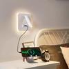 Bedside Reading Wall Lamp Nordic Modern LED Wall Light With Switch USB Indoor Lighting Room Decor For Bedroom Living Room Sconce