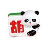 Mahjong Panda Desktop Figurines Resin Animal Sculpture Cake Ornaments  Living Room