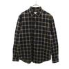 Beauty Products Check Pattern Long Sleeve Button Down Shirt M Men's Used