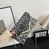 Fashion Women Leopard Print Clutch Soft PU Leather Purses Female Large Capacity Envelope Bags Ladies Evening Party Bag AVE