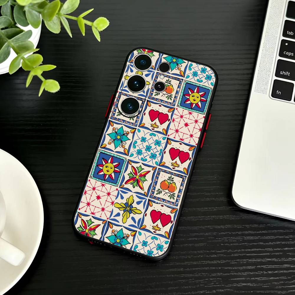 Collage Phone Case For Samsung S26,S25,S24,S23,S22,S21,S20,S30,Ultra,Plus,Fe,Note,5G Black Cover