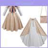Robe M3gan Ensemble Cosplay FillesLadyLike Tenue Costume de Fête Sac Cape Ventilateurs Quotidien