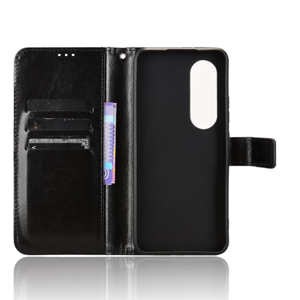 For itel S25 4G Case Crazy Horse Texture PU Leather Phone Wallet Cover