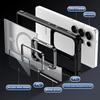 Funda Magnética para Teléfono Sensible a la Piel Para Samsung S26 Ultra S24 Plus S23 S22 S21 FE S25 Ultra Para Magsafe Soporte de Cristal para Cámara Cubierta