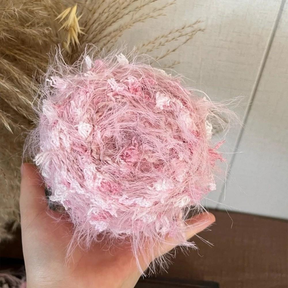 100g Flowers Fancy Yarn Mixed Woven Thread New Blended Yarn  Knitted Scarf Hat Sweater