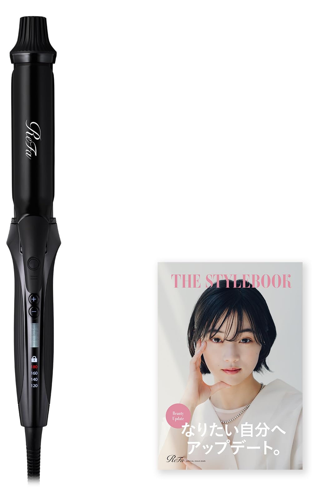 Store ReFa CURL IRON PRO 32mm Hair Styling Guidebook Included [Official Exclusive] (Black) - чёрный