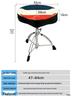 Adjustable Drum Stool for Adults & Kids - Versatile Seat for Jazz & Multiple Instruments