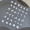 12Grid 60Pcs Ice-clear Seashell Starfish Ocean Series Nail Charms Resin Accessories Nail Art Decorations 3D Mixed Shell Manicure