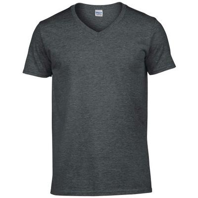 Mens Heather V Neck T-Shirt