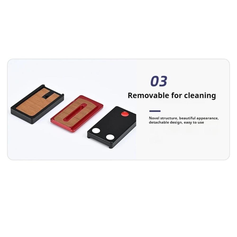 Magnetic Push Card Mechanical Slider Three Layers Pushing Plate Coin EDC Alloy Stress Relief Toy AntiStress Fidget Decompression